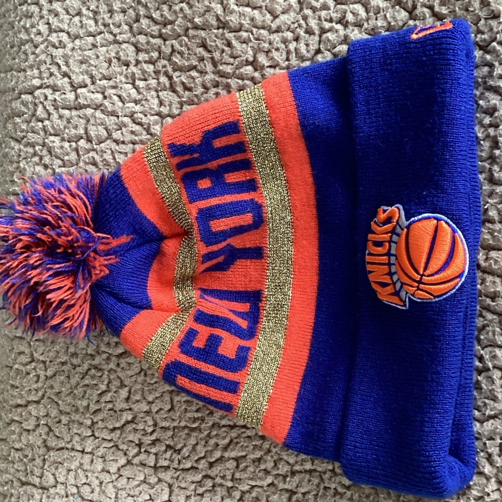 New Era Blue Knit Beanie